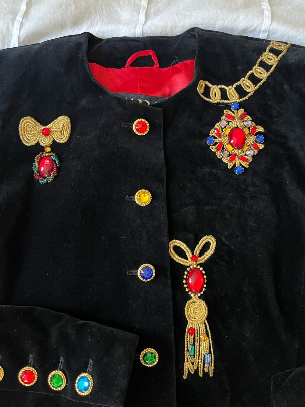 Escada Velvet Vintage Jacket - Picture 6 of 11